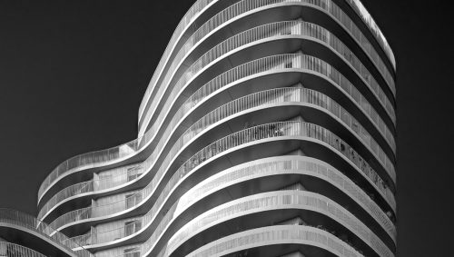 Photographie noir et blanc architectureNew'R Euronantes