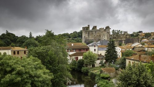 Clisson vu depuis le viaduc