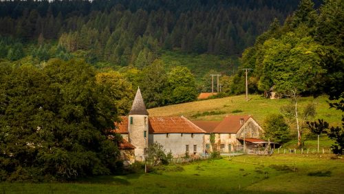 Château de peyrusse dans la Creuse 