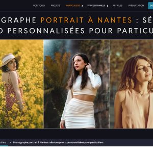 Capture d'écran site web "laurent letort.com"